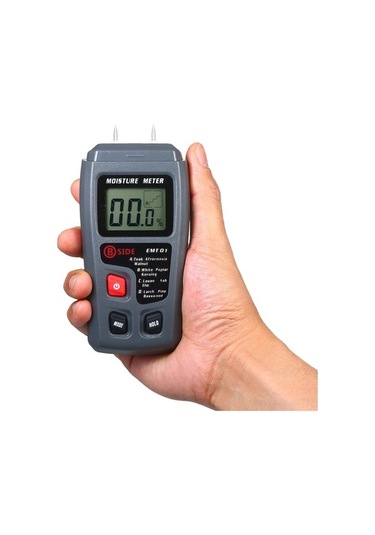 Besthome1 Taşınabilir Rutubet Ölçer - 4 Modlu Ahşap Su Kaçağı Dedektörü, Lcd Ekranlı