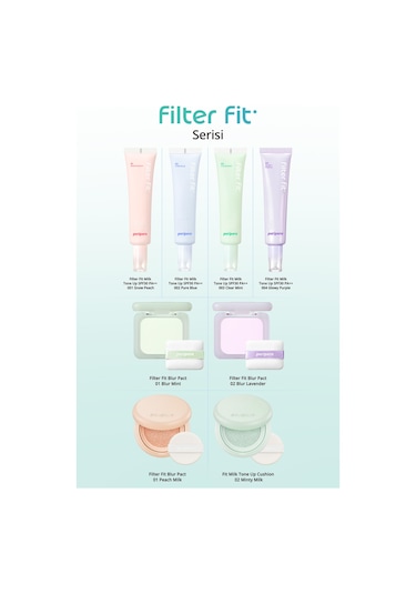 Peripera Filter Fit Milk Tone Up Cushion 02 Minty Milk