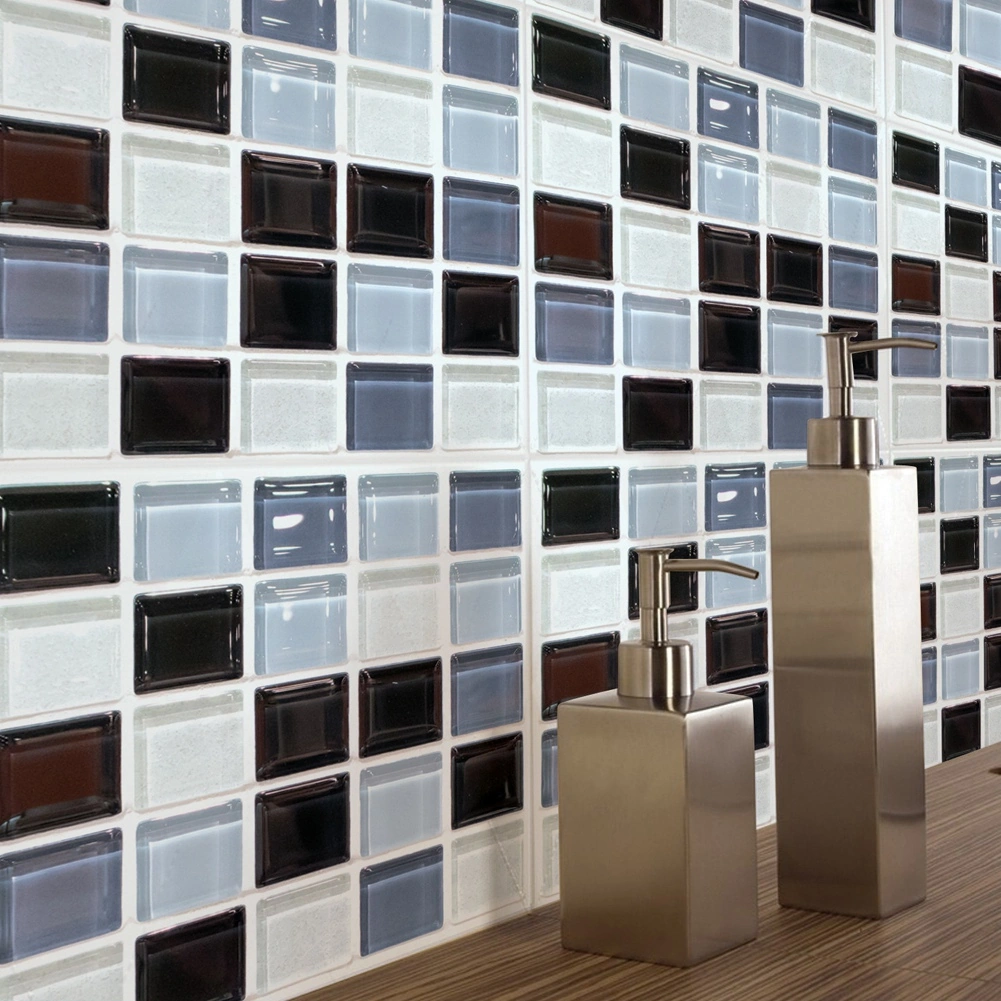 Hangfox Pvc Mosaik Duvar Sticker 3d: Otomatik Yapıştırıcı, Dayanıklı, Dekoratif - Banyo, Mutfak, Yatak Odası İçin 20x20cm Diğer