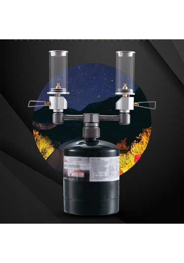 Campıngmoon Z24 Silindir Adaptörü Alüminyum Alaşımlı 1'Den 2'Ye Adaptörler Meme Şişe Dönüştürücü Gazlar Lamba Sobalar Adaptörü Sabit Braket Ile Çok Renkli