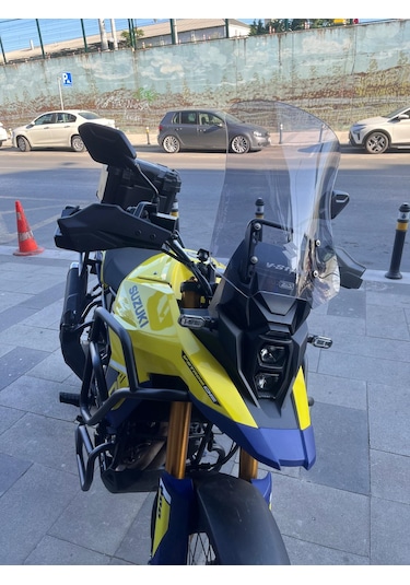 Suzuki Vstrom 800 Uzun Ön Cam Açık Füme 47cm 4mm Zeus