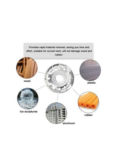 Suofeng Yüksek Hızlı Ahşap Oyma Diski - 65mm Çap, 16mm Delik, Açılı Taşlama İçin