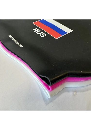 Swimroom Rus Flag Silikon Yüzme Bonecuğu 163389744 Siyah