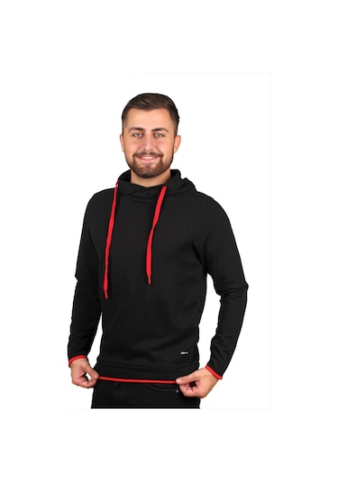 Manta 5239 Kapşonlu Sweatshirt-25674-siyah