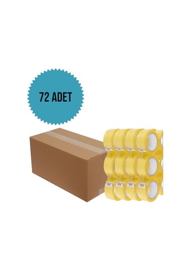 Hotmelt Bant 45mm X 100 Cm Yüksek Kaliteli Kopmayan Bant, Koli Bandı, Taşınma Bandı 72 Adet