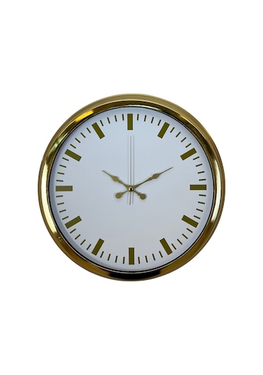 Büro Ev Ofis Hediyesi İçin 40cm Golden Trend Prestij Duvar Saati Diğer 07802597