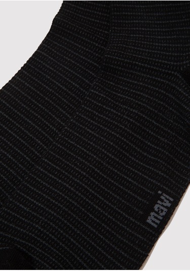 Mavi - Siyah Soket Çorap 092296-900 Siyah