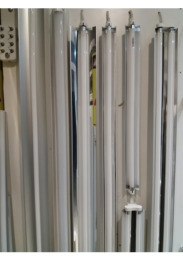 T5 Reflektörlü Bant Armatür 2X14W Elektronik Balastlı Sarı Beyaz