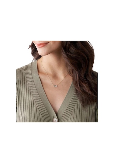 Fossil Jf03864-710 Kadın Kolye Altın