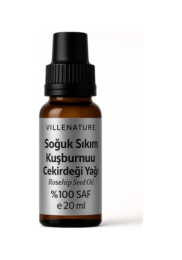 Villenature Soğuk Sıkım Kuşburnu Çekirdeği Yağı Rosehip Seed Oil Rosa Canina 20 Ml
