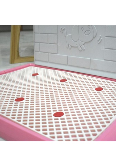 Homyl Pet Çöp Tepsisi Köpekler Lazımlık Tuvalet Pembe