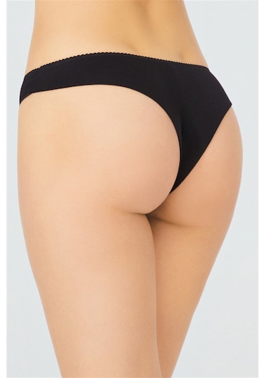 Cottonhill Pamuklu Basic Kadın Brezilya Külot 3'lü Paket - 4 Renkli4 Çok Renkli
