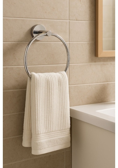 Multistore Krom Yuvarlak Havluluk Krom