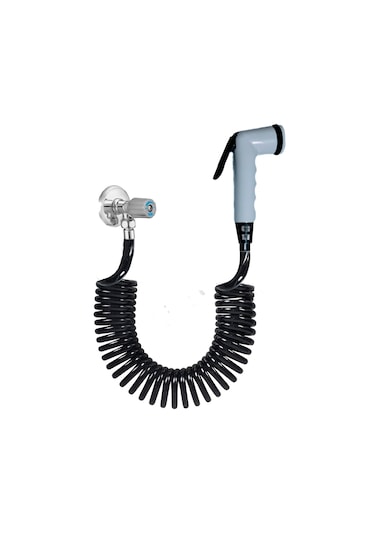 Plasyay Spiral Hasta Engelli Yaşlı Yıkama İnce Yeni Siyah 5 Metre