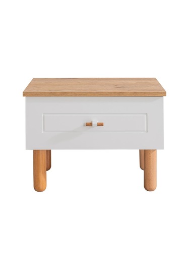 Komodin, Vita Bohem Tek Çekmeceli Komodin Beyaz