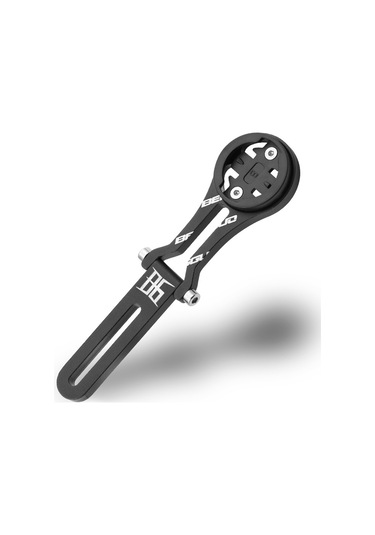 Aubyhe Alüminyum Bisiklet Bilgisayar Tutucu, Yollu Bisiklet Entegre Saplı Dikey Açı Ayarlanabilir Siyah Taşıyıcı Siyah