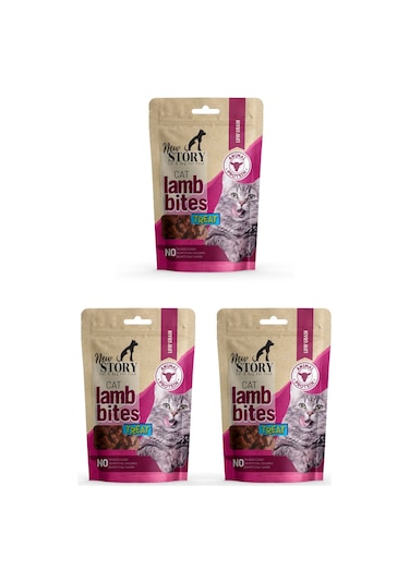 Cat Lamb Bites 3x60gr. Kuzu Etli, Kedi Ödül Maması