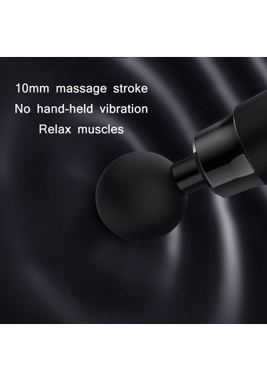 Sones Ps818 Değişken Hızlı Titreşimli Mini Kas Fasyası Rahatlatıcı Masaj Aleti, Özellikler: 12 Vites Kırmızı Çok Renkli