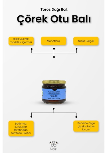 Toros Dağı Çörek Otu Balı 400 G
