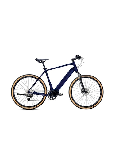 Carraro E-sportıve X Erkek Şehir Bisikleti 520h Hd 28 Jant 10 Vites Lacivert Açık Turuncu Gümüş Lacivert