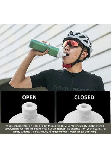 Maoyaya Rockbros 750ml Pp5 Su Şişesi, Yalıtımlı Isı Yalıtım Açık