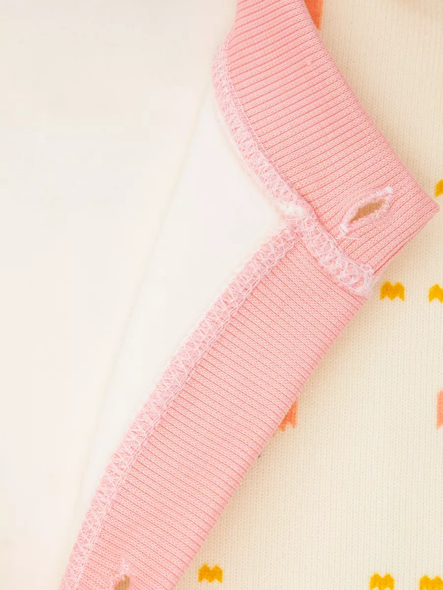 Lubimye Malysi Düğmeli Polar Kazak 247747158 Turuncu