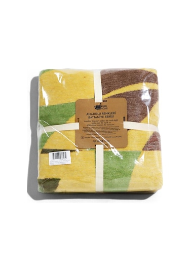 Bigghome Botanik Tek Kişilik Battaniye 150 X 200 Cm Karışık