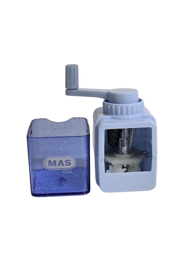 Mas 6734 Masaüstü Kollu Kalemtraş - Mavi