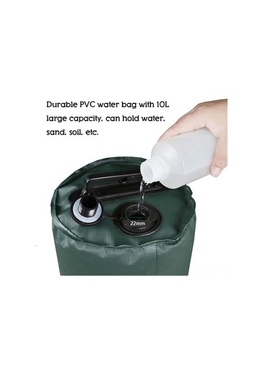 Tongxida Dayanıklı Pvc Çadır Ağırlık Çantası - 10l Kapasiteli Siyah Su Kum Torbası Siyah