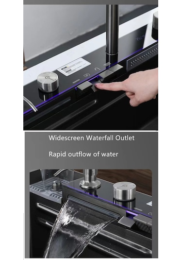 Dijital 304 İthal Akıllı Eviye Ve Batarya Seti Antrasit Gri