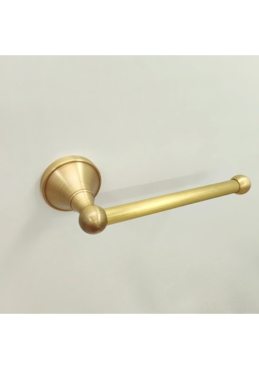 Yunboo Tam Bakır Antika Desenli Duvar Tipi Tuvalet Kağıdı Tutucu - Zirve Dayanıklılık Ve Kolay Kurulum İle Banyo Dekoru Diğer