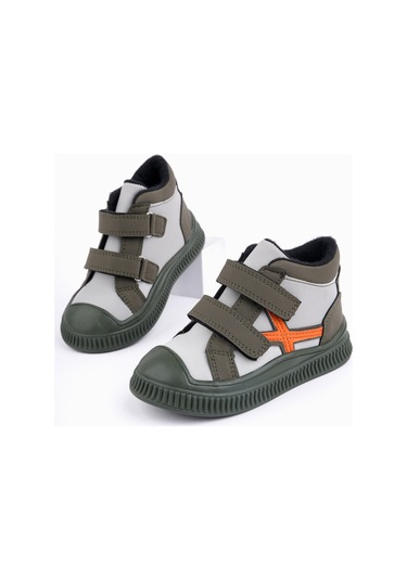 Muggo Nemo Çift Cırtlı Unısex Çocuk Bot Haki