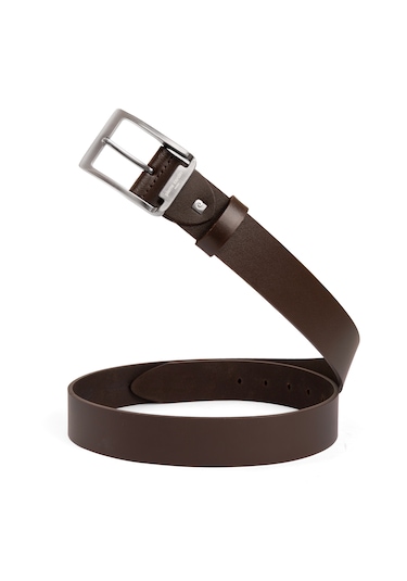 Pierre Cardin Deri Erkek Kemer En 4cm Pc4100 Kahverengi