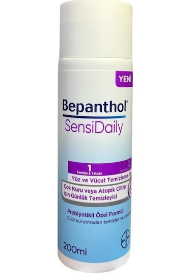 Bepanthol Sensidaily Yüz Ve Vücut Temizleme Jeli 200 Ml - Skt:12m