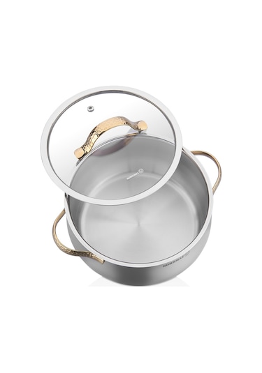 Korkmaz Samara 8 Parça Tencere Seti Gold A1964-1