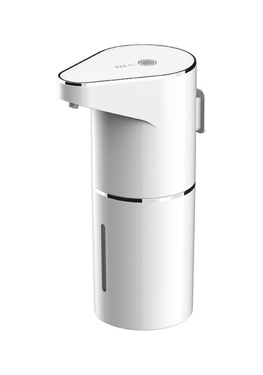 Otomatik İndüksyon Akıllo Sensörlü Köpük Banyo Dezenfektan Pratik Sabunluk Beyaz Beyaz