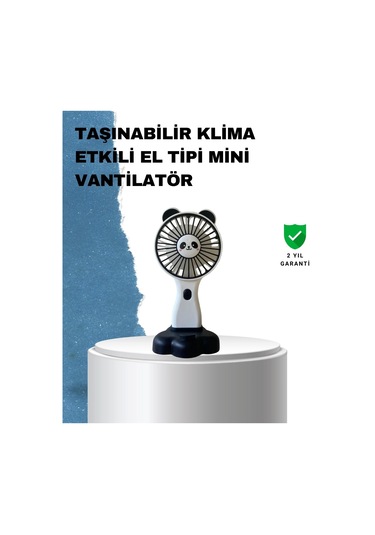 Şarj Edilebilir Taşınabilir Mini Vantilatör Usb Uyumlu