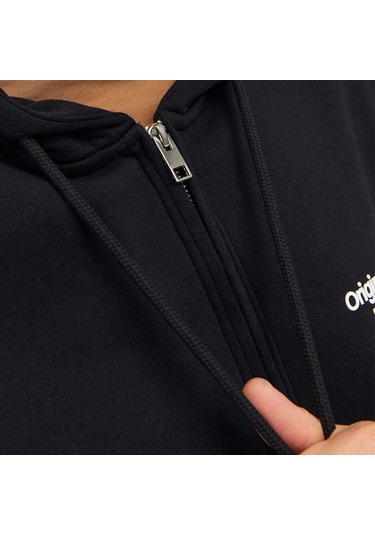 Jack&jones Vesterbro Erkek Siyah Kapüşonlu Ceket Siyah