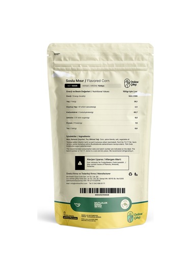 Online Çiftçi Baharatlı Soslu Mısır 100 G