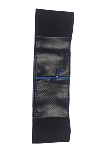 Ssangyong Kyron Carbon Alkantara Direksiyon Kılıfı Mavi İp Yüzük