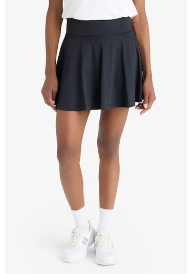 DeFactoFit İçi Taytlı Pileli Mini Etek E3501AX25SMBK81