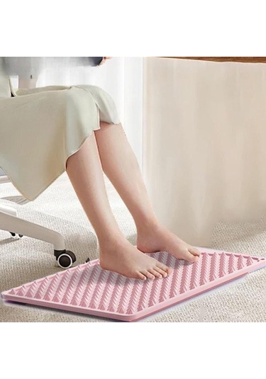 Suntek Ayak Masaj Aleti Hafif Kompakt Akupresür Matı Fitness Pembe