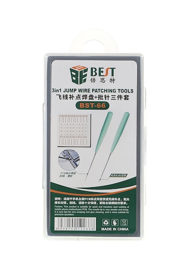 Best-66 Lehimleme Pad + Uçan Prob Kaynak Tamir Araçları Seti