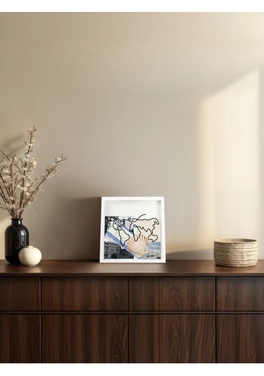 Moon Lotus Anı Eşyaları İçin Çerçeve Bd-162, 20x20 Cm, Beyaz 278953019