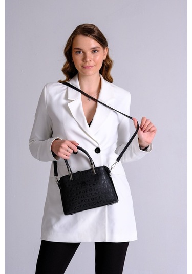 Just Polo Kadın Ayarlanabilir Askılı El Ve Omuz Çantası Ve Cüzdan Kombini Ozt4019-ozt1001 Siyah