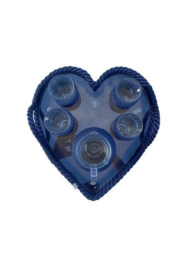 Saki Kalp Tepsi | Lacivert