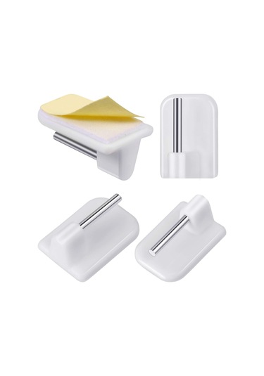 20 Paket Kendinden Yapışkanlı Pencere Kancası Yapıştırıcısı Çok Renkli