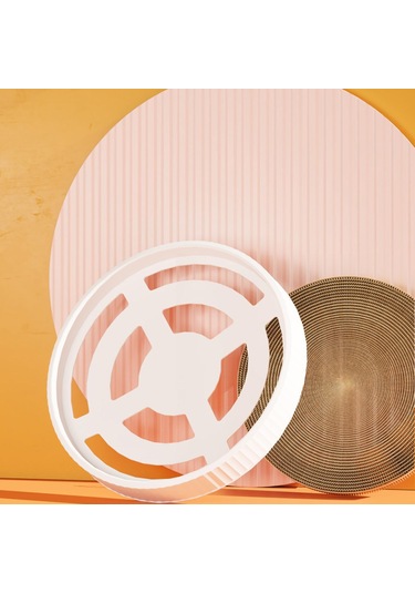 Suntek Yuvarlak Kedi Tırmalama Tahtası Küçük Orta L-pembe