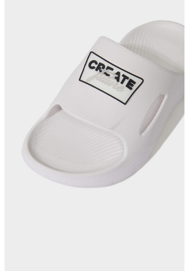 Defacto Erkek Yüksek Taban Eva Terlik D2138ax25hswt1 Beyaz