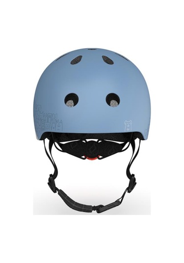 Scoot And Ride Helmet Reflective Bebek Kaskı Xxs-s Petrol Mavisi 181206-96495